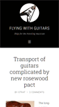 Mobile Screenshot of flyingwithguitars.com